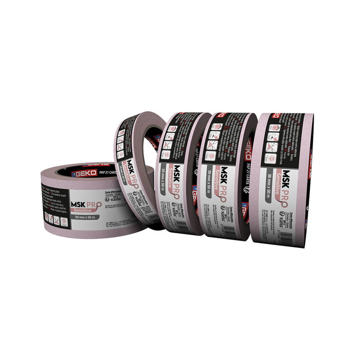 Geko Cinta adhesiva washi ultra delicada 19 mm x 50 m Geko Cinta adhesiva washi ultra delicada 19 mm x 50 m
