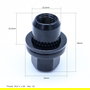 Omp OMPS09491401 Juego 20 Tuercas Rueda M14x1.5 Din 10.9 Llave 22 Color Negro Compatible Range Rover Land Rover