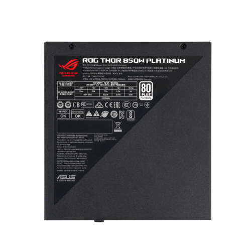 Fuente de Alimentación Asus ROG THOR Platinum II 850 W 80 PLUS Platinum