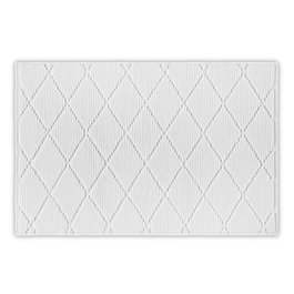 Mijölnir Alfombrilla de Baño de Algodón 100% Blanco 50x80 cm 1300 gr/m²
