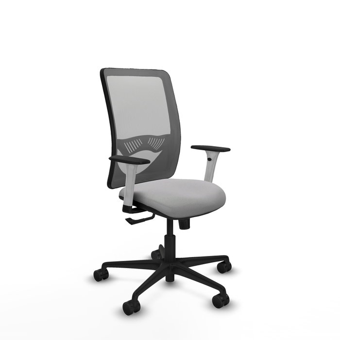 PIQUERAS Y CRESPO Silla de oficina Zulema con mecanismo Sincro, Gris claro PIQUERAS Y CRESPO Silla de oficina Zulema con mecanismo Sincro, Gris claro