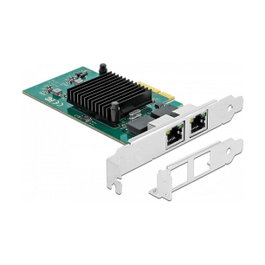 DeLOCK 89021 Tarjeta de red PCI Express x4 con 2 x Gigabit LAN RJ45