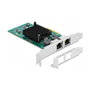 DeLOCK 89021 Tarjeta de red PCI Express x4 con 2 x Gigabit LAN RJ45