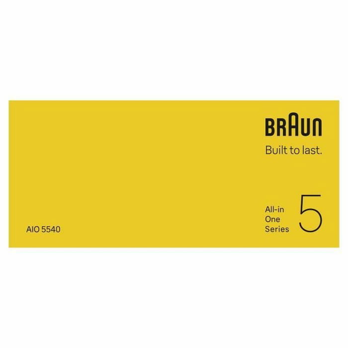 Braun Series 5 AIO5540 All-In-One Style Kit Negro Braun Series 5 AIO5540 All-In-One Style Kit Negro