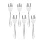 Set 6 Tenedores Postre Acero Inox Brest Quid 14 cm