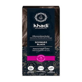 KHADI Tinte Herbal Color Negro 100Gr Henna e Indigo Cabello Vegano