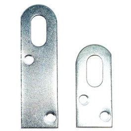 Future Placa Colgador Galería 80x20mm Zincado, 4 Unidades