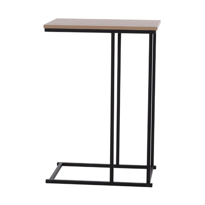 Basics Mesa auxiliar con tapa MDF natural