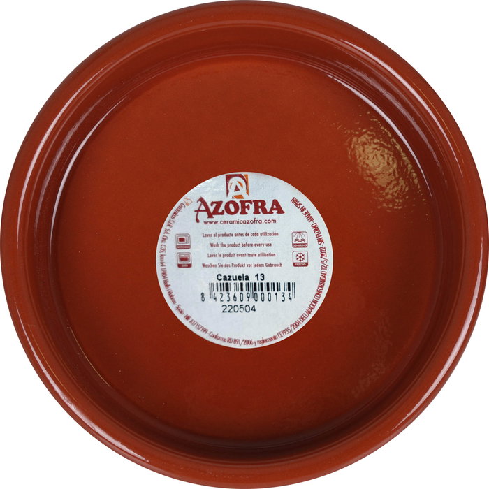 Azofra Cazuela 13 cm Vitrificado (26 Unidades)