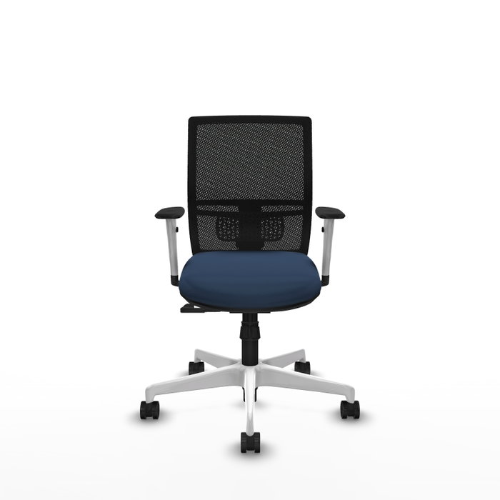 PIQUERAS Y CRESPO Silla de oficina Yunquera con mecanismo Sincro, Azul marino y Negro PIQUERAS Y CRESPO Silla de oficina Yunquera con mecanismo Sincro, Azul marino y Negro