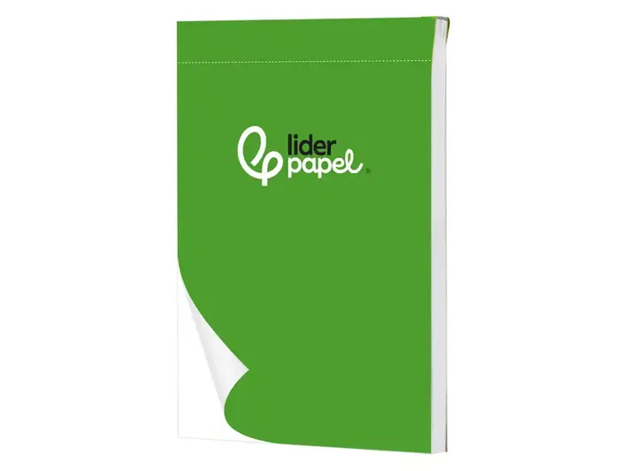 Liderpapel Bloc de Notas Liso A6 80 Hojas 60g/m2 Perforado