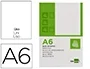 Liderpapel Bloc de Notas Liso A6 80 Hojas 60g/m2 Perforado