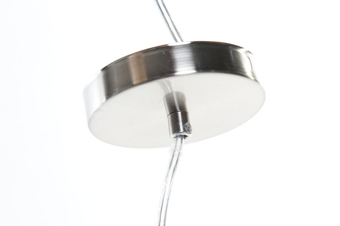 DKD Home Decor Lámpara de Techo de Metal Gris y Blanco E14 DKD Home Decor Lámpara de Techo de Metal Gris y Blanco E14