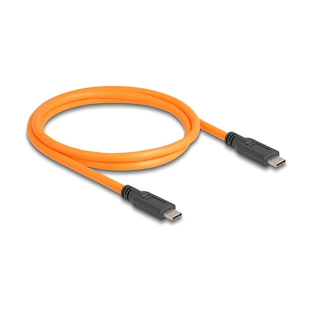 DeLOCK Cable USB Type-C a USB Type-C 5 Gbps para Tethered Shooting, 1 m, Naranja DeLOCK Cable USB Type-C a USB Type-C 5 Gbps para Tethered Shooting, 1 m, Naranja
