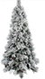 DKD Home Decor Árbol de Navidad Nevado con 150 Luces LED y 380 Ramas de 150 cm