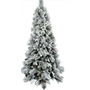 Árbol de Navidad Home ESPRIT Blanco PVC Aluminio Nevado 94 X 94 X 150 CM
