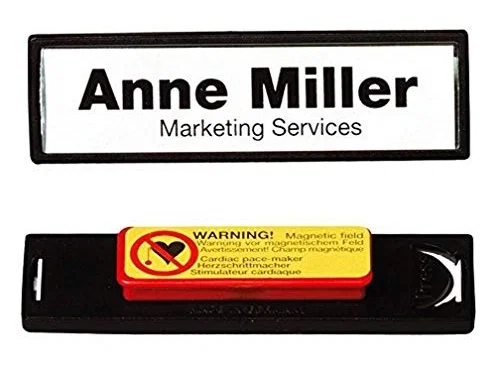Durable 8132-01 Clip Card Portanombres Negro 67 x 17 mm Durable 8132-01 Clip Card Portanombres Negro 67 x 17 mm