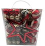 DKD Home Decor Set de 53 Piezas de Decoración Navideña Rojo y Verde