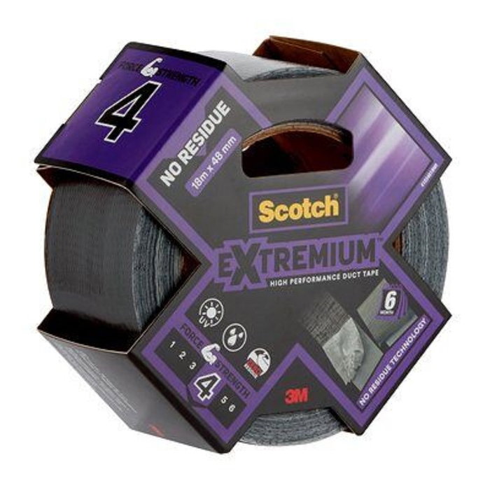 Scotch Cinta Americana Extremium 4 sin residuos, 48 mm x 18 m Scotch Cinta Americana Extremium 4 sin residuos, 48 mm x 18 m