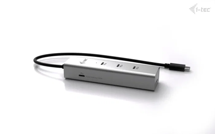 I-TEC Charge Metal Hub 5 Puertos USB-C 8K 85W Plata I-TEC Charge Metal Hub 5 Puertos USB-C 8K 85W Plata