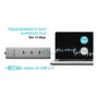 I-tec Metal C31HUBMETAL8KPDPRO Hub USB-C 5 Puertos 8K Plata