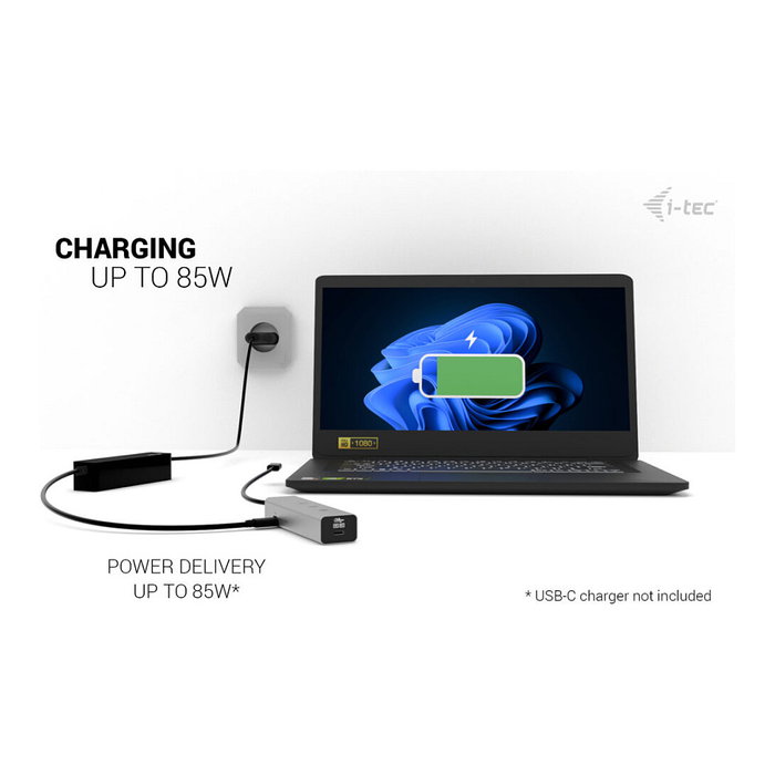I-tec Metal C31HUBMETAL8KPDPRO Hub USB-C 5 Puertos 8K Plata I-tec Metal C31HUBMETAL8KPDPRO Hub USB-C 5 Puertos 8K Plata