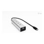 I-tec Metal C31HUBMETAL8KPDPRO Hub USB-C 5 Puertos 8K Plata