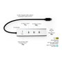 I-tec Metal C31HUBMETAL8KPDPRO Hub USB-C 5 Puertos 8K Plata