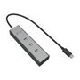 I-tec Metal C31HUBMETAL8KPDPRO Hub USB-C 5 Puertos 8K Plata