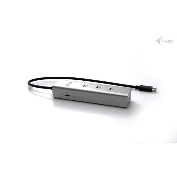 I-tec Metal C31HUBMETAL8KPDPRO Hub USB-C 5 Puertos 8K Plata I-tec Metal C31HUBMETAL8KPDPRO Hub USB-C 5 Puertos 8K Plata