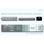 I-tec Metal C31HUBMETAL8KPDPRO Hub USB-C 5 Puertos 8K Plata