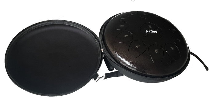 Ritmo Tongue Drum 12” Upgraded Premium Lotus Serie 13 Notas Bronce Ritmo Tongue Drum 12” Upgraded Premium Lotus Serie 13 Notas Bronce