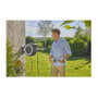 Gardena PowerRoll XXL P4A Akku-Wand-Schlauchwagen Solo con manguera 40m a batería 18V, negro