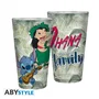 ABYstyle Vaso de Vidrio 400 ml Lilo & Stitch ABYVER164 - Taza, Copas y Jarras