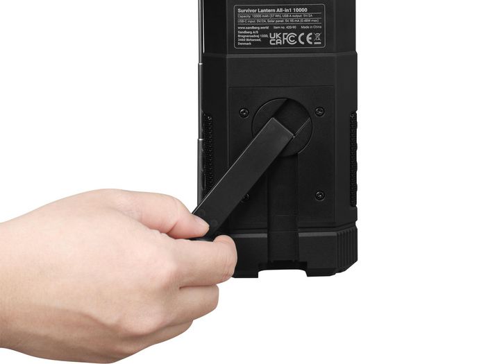Sandberg Survivor Lantern All-in-1 10000 Linterna Powerbank Altavoz Bluetooth Radio DAB/FM Panel Solar Manivela IPx5 Sandberg Survivor Lantern All-in-1 10000 Linterna Powerbank Altavoz Bluetooth Radio DAB/FM Panel Solar Manivela IPx5