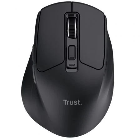 Trust Mouse Inalámbrico Niven Silencioso 7 Botones Recargable Bluetooth/2.4GHz 800-3200 DPI Negro