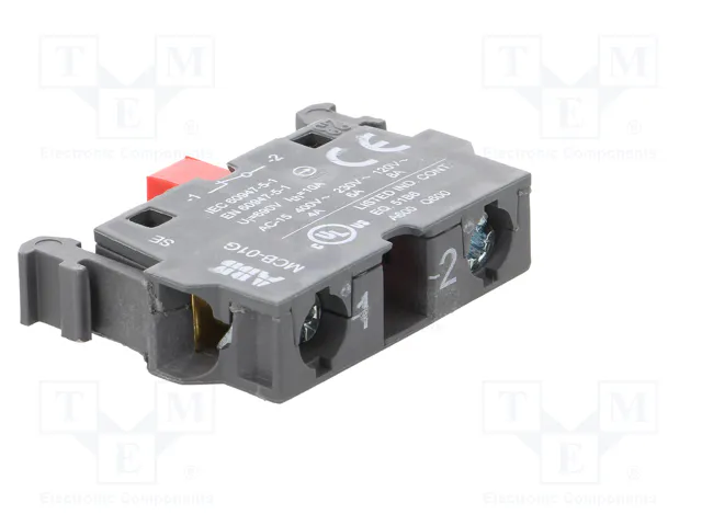 ABB Bloques de Contactos NC 22mm para Placa Frontal ABB Bloques de Contactos NC 22mm para Placa Frontal