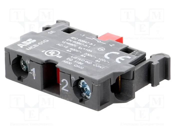 ABB Bloques de Contactos NC 22mm para Placa Frontal ABB Bloques de Contactos NC 22mm para Placa Frontal