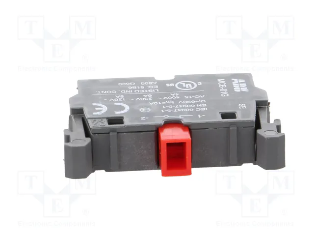 ABB Bloques de Contactos NC 22mm para Placa Frontal ABB Bloques de Contactos NC 22mm para Placa Frontal