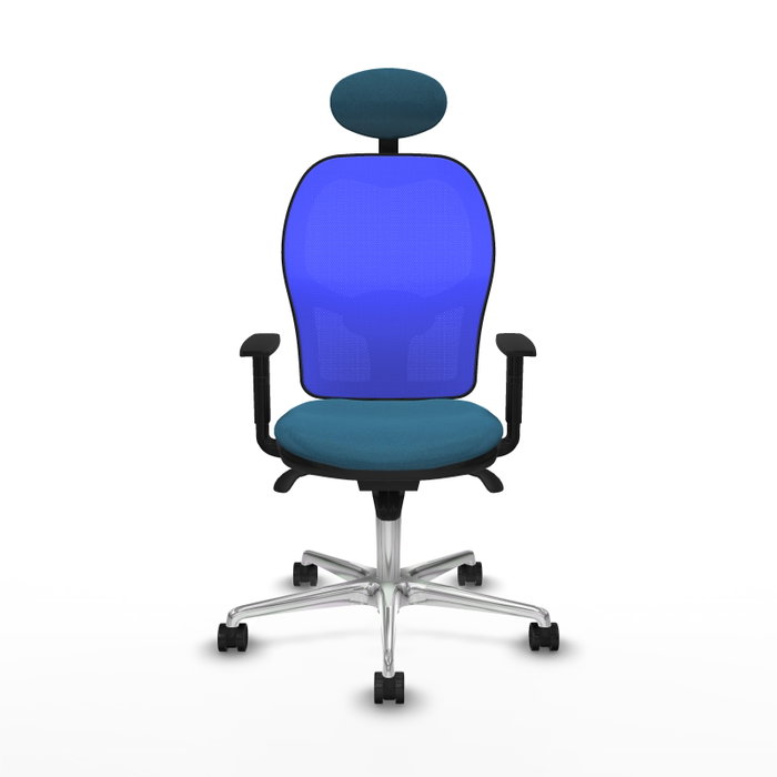 PIQUERAS Y CRESPO Silla de oficina Jorquera Verde petróleo y Azul PIQUERAS Y CRESPO Silla de oficina Jorquera Verde petróleo y Azul