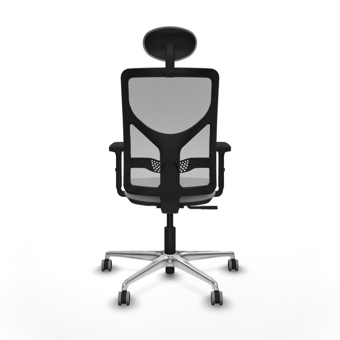 PIQUERAS Y CRESPO Silla de oficina Motilla con mecanismo Sincro, Blanco y Gris PIQUERAS Y CRESPO Silla de oficina Motilla con mecanismo Sincro, Blanco y Gris