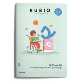 RUBIO Cuaderno A4 Escritura Letra Ligada 2 (Primaria)