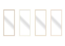 DKD Home Decor Espejo de Cristal y PS 68x2x156 cm Surtido de 4 Unidades