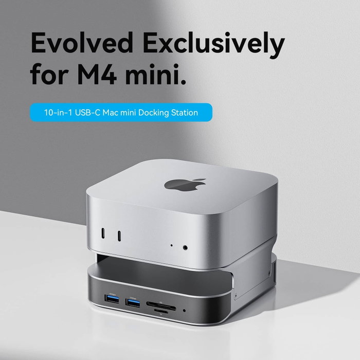 Vention THIHAG Docking Station para Mac Mini con SSD M.2 y DisplayPort 4K Vention THIHAG Docking Station para Mac Mini con SSD M.2 y DisplayPort 4K
