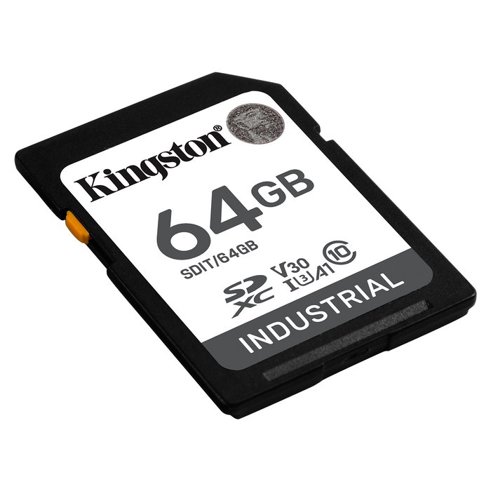 Kingston XC Industrial Tarjeta SDXC 64GB UHS-I Clase 10 Clase 3 V30 A1 -40C to 85C retail
