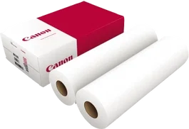Canon LFM054 Papel Etiqueta Roja 420mm x 175m, 2 Rollos - Blanco, 75g/m², Alta Blancura, Bajo Cloruro