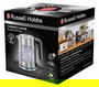 Russell Hobbs 24191-70 Hervidor de Vidrio Compact Home, Acero Inoxidable y Luz Indicadora Azul