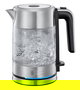 Russell Hobbs 24191-70 Hervidor de Vidrio Compact Home, Acero Inoxidable y Luz Indicadora Azul