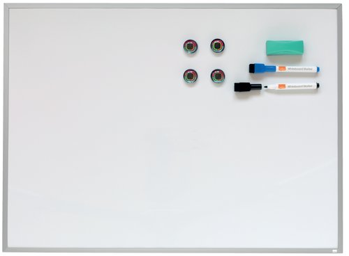 Nobo Pizarra Magnética Blanca con Marco de Aluminio 58.5x43cm