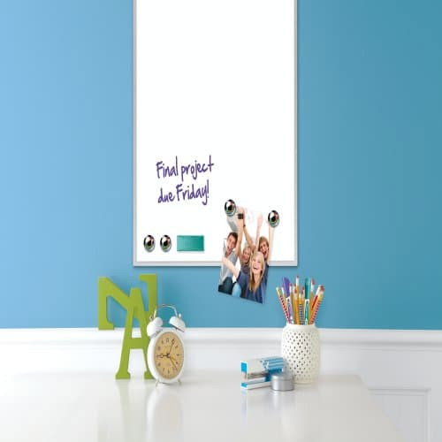 Nobo Pizarra Magnética Blanca con Marco de Aluminio 58.5x43cm